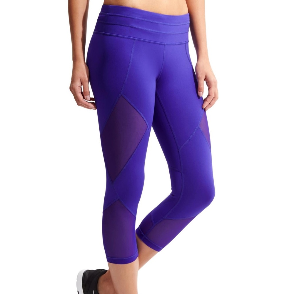 Athleta Mesh Sonar Capri XS $79